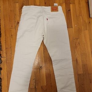 Vintage 511 Slim Fit Levi's White Jeans Size 34×30